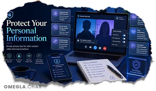 Random video chat privacy tips to protect personal information and stay safer online